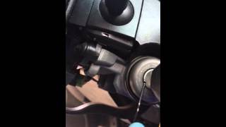 How to remove a ignition cylinder on aBMW E46