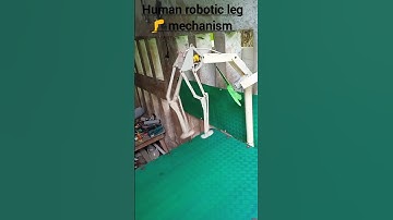 human robotic leg 🦵 machanism | science project #shorts #viral #trending #science #robotics