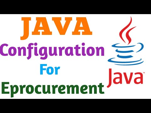 Configuration of Java For Eprocurement Portal | #eprocurement #java #dsc #mozillafirefox
