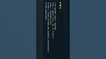 YouTube Video Download Using Python |#Coder |#Coding |#Programming | #Programmer |#Pythoncoder #Java