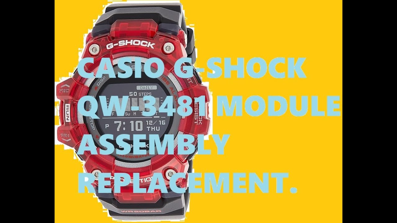 CASIO|G-SHOCK|QW3481|MODULE - YouTube