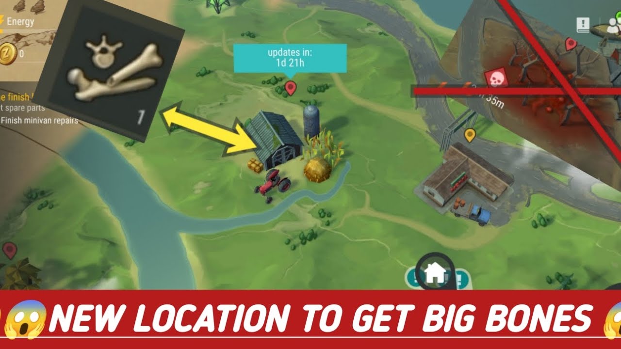HOW TO GET BIG BONES IN LAST DAY ON EARTH-SURVIVAL|