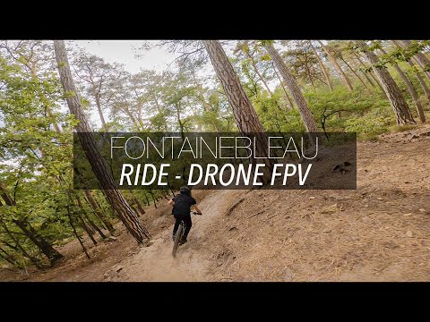 VTT DH / POURSUIVI PAR DES DRONES / FONTAINEBLEAU