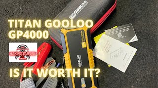 Gooloo GP4000 Jump Starter Review (Ram 3500 & UTV) 