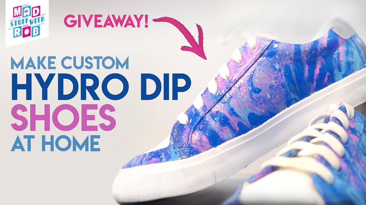 How To Make DIY Shoes Hydro Dip Painting + Giveaway YouTube