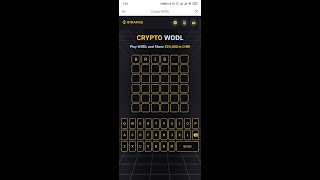 BINANCE WODL 7 LETTERS WORD | BINANCE CRYPTO WODL ANSWER