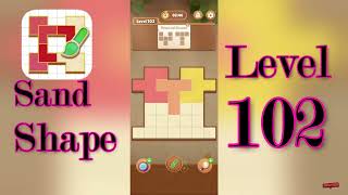 Sand Shape Level 102 Walkthrough 🔶 | Geometric Logic Puzzle Solution | MiniBoss