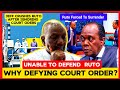 WHY DEFYING COURT ORDER RUTO S END AS ADEN DUALE ALMOST WALKED OUT FROM JKL UNABLE TO DEFEND RUTO 