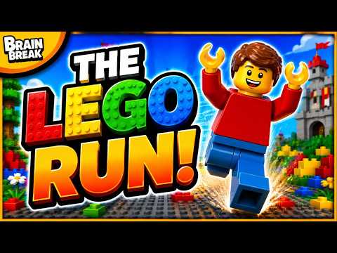The Lego Run Brain Break 🟨 Can You Capture the Golden Lego?!