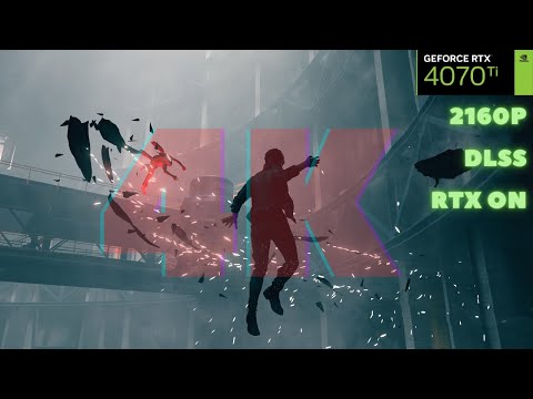 Control Gameplay - 4K High RTX 4070 Ti | Ray Tracing DLSS