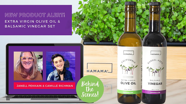 Olive oil and balsamic vinegar set