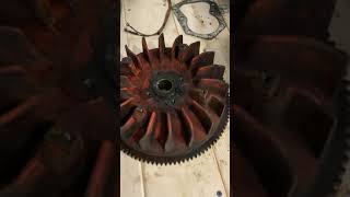 Kohler K321 clutch flywheel removal  ( Jerry Terburgh YouTube )