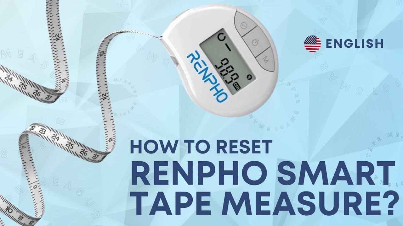 Smart Tape Measure Body with App - RENPHO Bluetooth Measuring