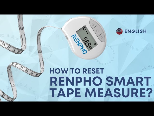 Smart Tape Measure Body with App - RENPHO Bluetooth Measuring