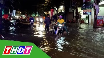 TP. Sa Đéc: Mưa to kết hợp triều cường, nhiều tuyến đường ngập sâu | THDT