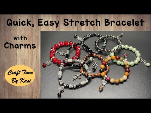 Quick, Easy Stretch Bracelet with