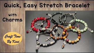 Quick, Easy Stretch Bracelet with Charms screenshot 5