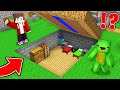 Jj and mikey raised farmland and found secret passage in minecraft maizen