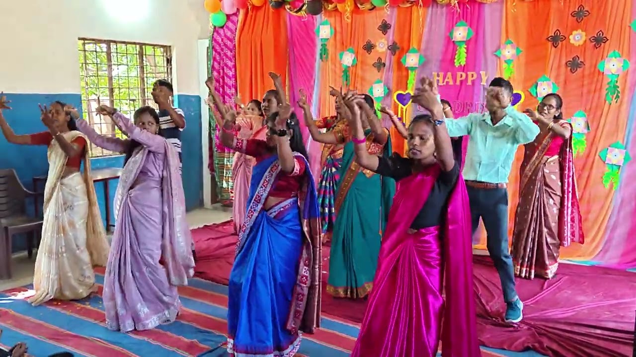 Prayer dance by teachers of JBES  Bihabandh# On Children's day
