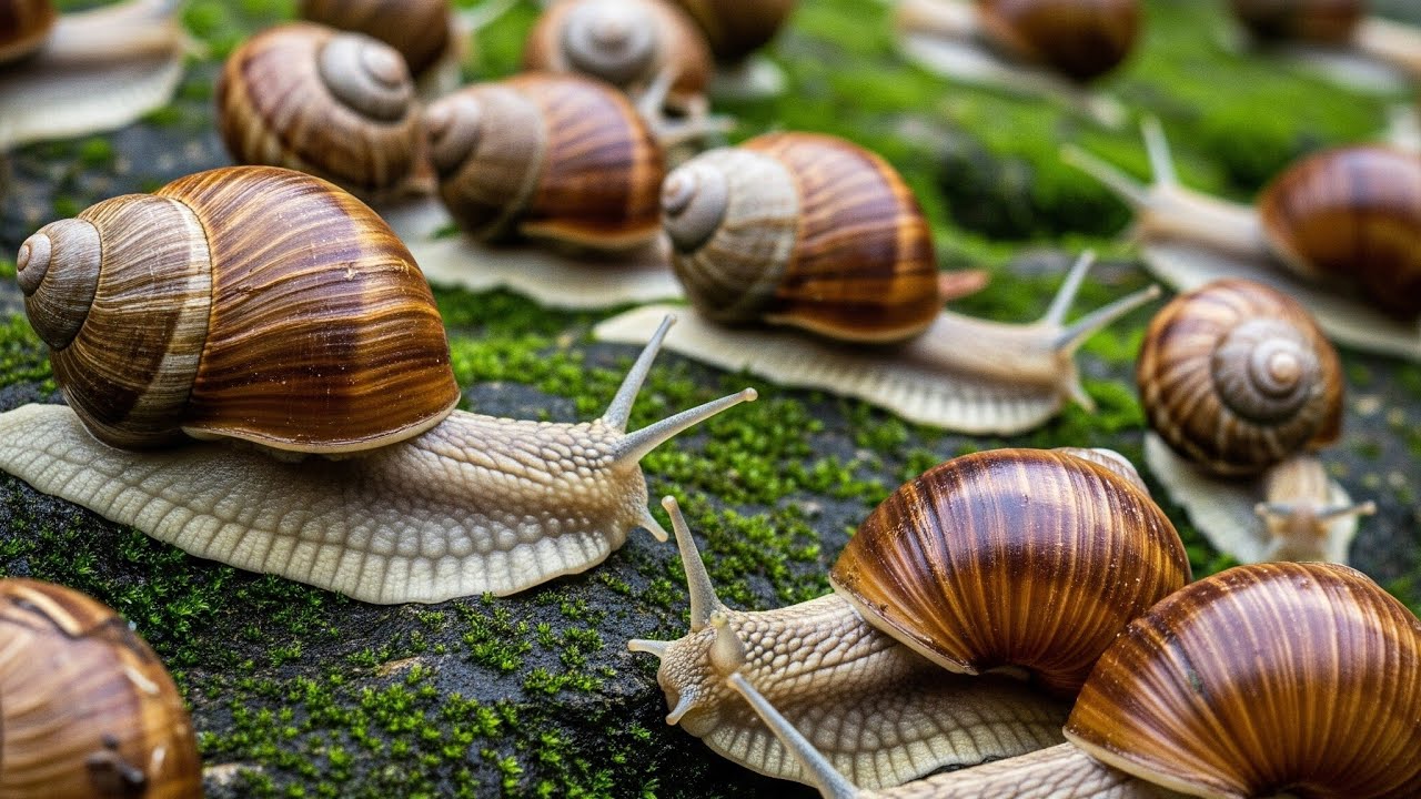 Great thing about snails is their patience.