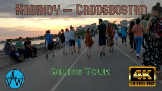 ⁴ᴷ⁵⁰ 🇹🇷 Biking Tour in Kadıkoy - Caddebostan