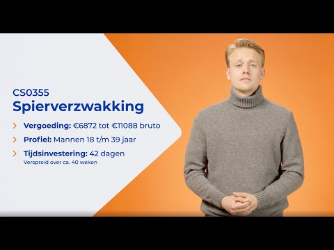 CS0355 Spierverzwakking - QPS Geneesmiddelenonderzoek - Help jij mee?