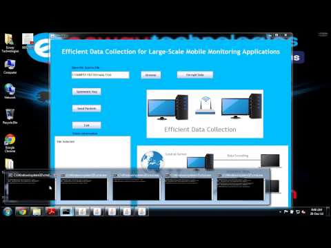 efficient data collection for large scale mobile monitoring applications