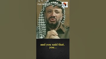Yasser Arafat was Right About the West.