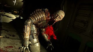 Dead Space Remake Isaac Becomes a Necromorph - Divider Head Grab Attack Scene