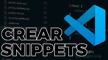 Cómo crear snippets en visual studio code
