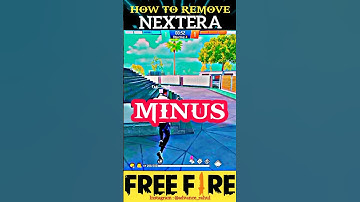 NEXTERA 🥵 | How to remove Nextera Map | #shorts #viral #freefireshorts #advancerahul