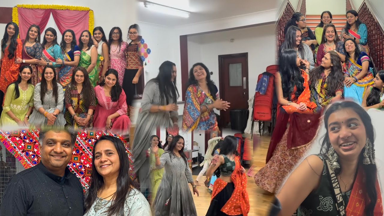 અમારે Liecester માં નવરાત્રી કેવી હોય, રમઝટ કરતા સ્વામિનારાયણ મંદિરે ગરબા રમવાની મજા આવે...!!!