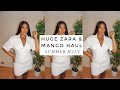 ZARA VS MANGO TRY ON HAUL | SUMMER 2020