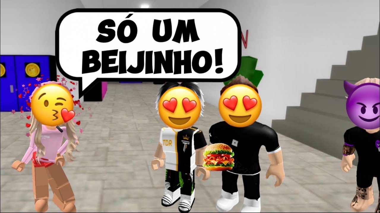 A menina malvada que distraia os meninos para o irmão roubar eles - História Roblox