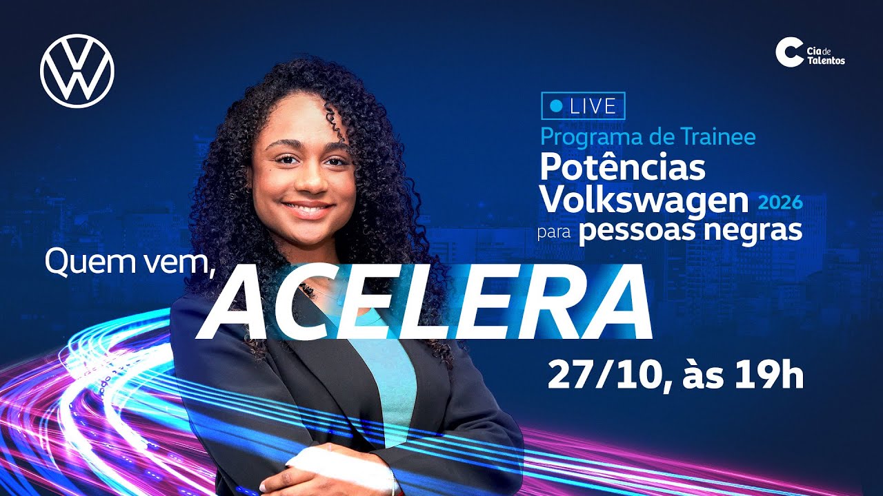 Programa de Trainee Potências Volkswagen 2026 para pessoas negras