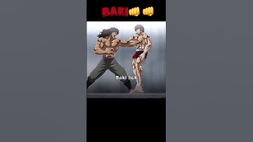 Baki won in two seconds👀😮|Baki Hanma| #anime #animemoments #baki