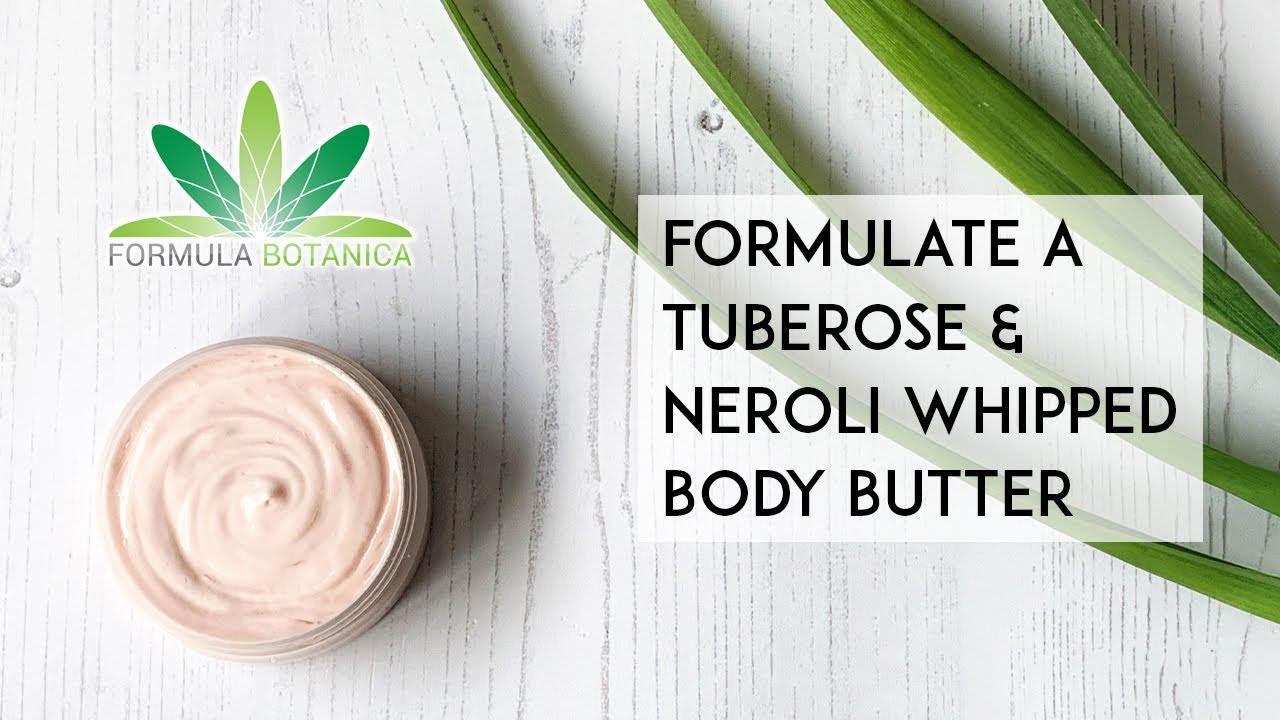 How to Make a Tuberose & Neroli Whipped Body Butter YouTube
