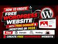 Create a FREE WordPress Website (Free Domain + Hosting) – Step-by-Step! 2026 | WordPress Guide
