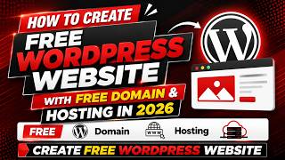 Create a FREE WordPress Website (Free Domain + Hosting) – Step-by-Step! 2026 | WordPress Guide