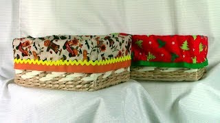 Beginner's Fabric Basket Liners - very detailed instructions