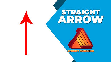 How to insert straight arrow in affinity publisher