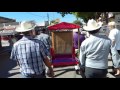 Mañanitas a Santa Cecilia el Dia del músico durante recorrido en Angostura, Sinaloa