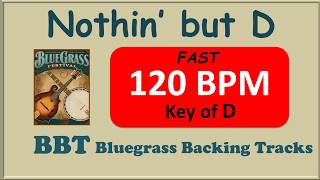 Nothin' but D 120 BPM bluegrass backing track
