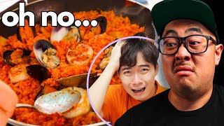 Uncle Roger HATE Maangchi KOREAN Kimchi Fried Rice - Pro Chef Reacts