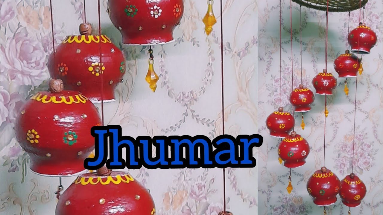 jhumar/ matki jhumar/ wall hanging jhumar/ matki decoration/ pinky ki ...