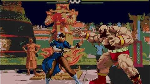 Street Fighter V SGDK Tech Demo ( MEGADRIVE / GENESIS )
