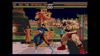 Street Fighter V SGDK Tech Demo ( MEGADRIVE / GENESIS )