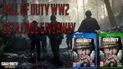 WW2 BETA CODE GIVEAWAY