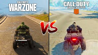 Call of Duty - Warzone vs Blackout - Battle Royale Comparison (Modern Warfare vs Black Ops 4)