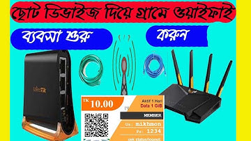 ছোট্ট একটি ডিভাইস দিয়ে গ্রামে বা শহরে কার্ড সিস্টেম ওয়াইফাই ব্যবসা করুন